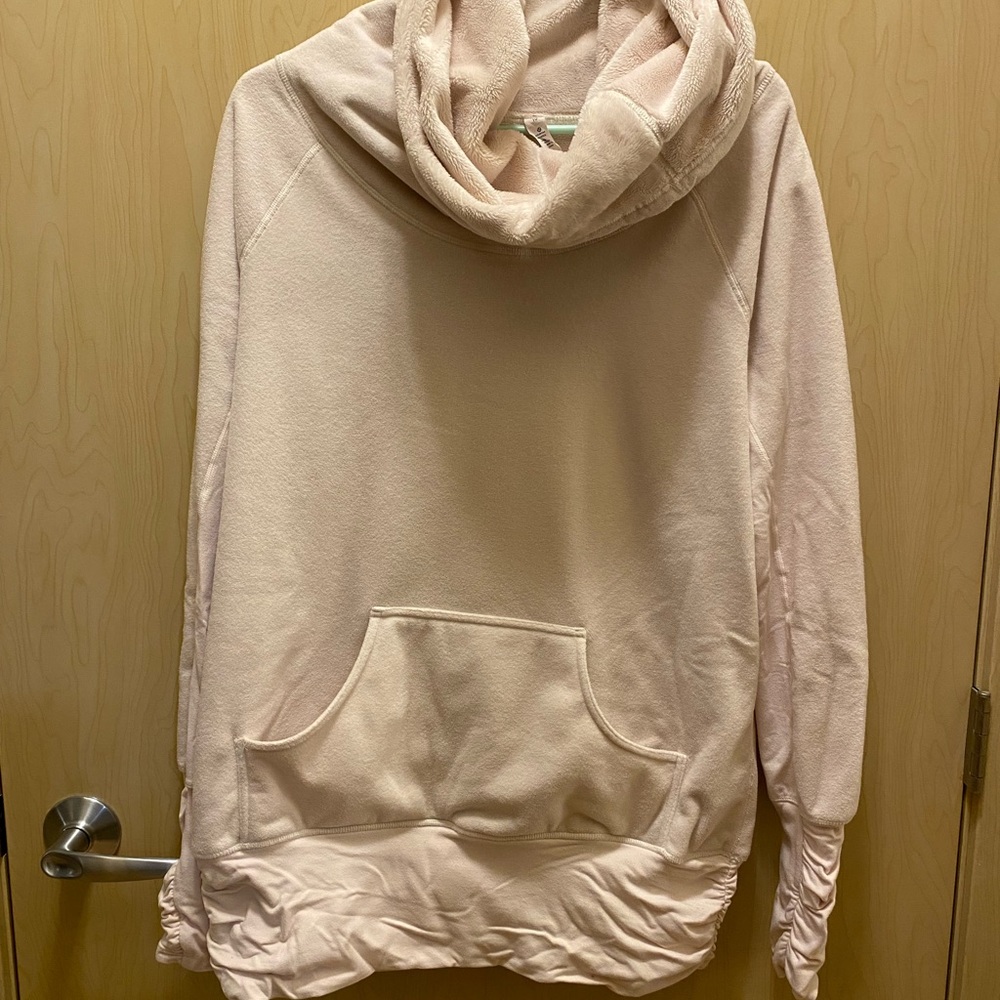 Lululemon Cowl neck white pullover sweater